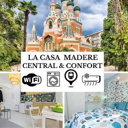 La Casa Madere- Centre Pres Gare - Wifi -confort Et Cosy Pres Des Transports En Communs * ニース